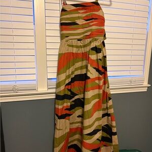 MSK Multicolor Striped Dress